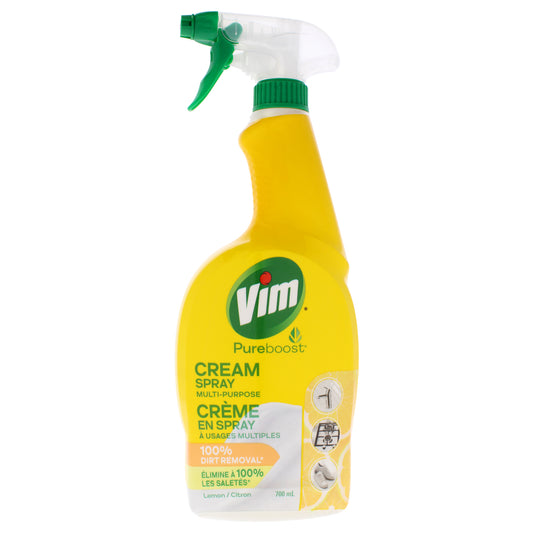 Pureboost Cream Spray Multi-Purpose - Lemon by Vim for Unisex - 23.6 oz Cleaner Spray