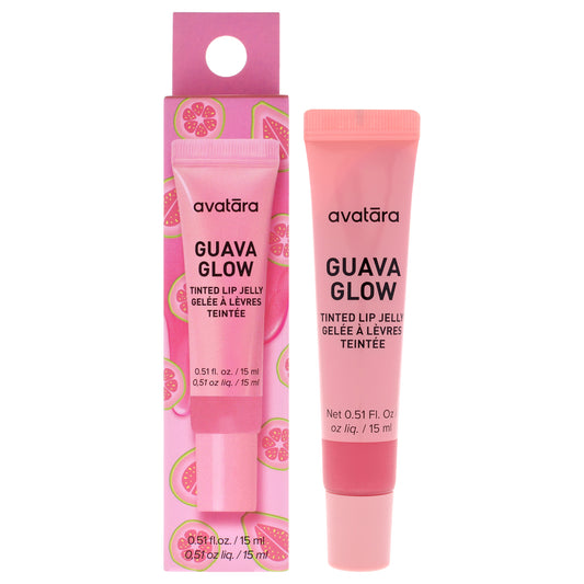 Tinted Lip Jelly - Guava Glow by Avatara for Women - 0.51 oz Lip Treatment