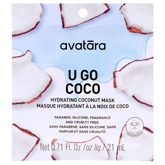 U Go Coco Hydrating Mask by Avatara for Women - 1 Pc Mask
