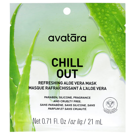 Chill Out Calming Aloe Vera Face Mask by Avatara for Women - 1 Pc Mask