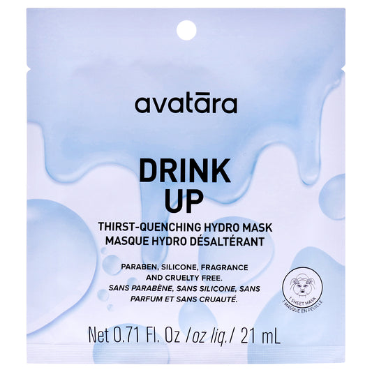 Drink Up Thirst-Quenching Hydro Face Mask by Avatara for Women - 1 Pc Mask