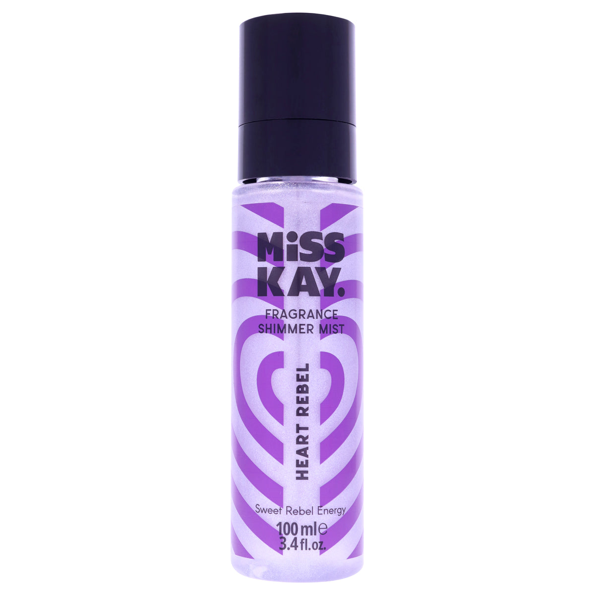 Fragrance Shimmer Mist - Heart Rebel by Miss Kay for Women - 3.4 oz Mist