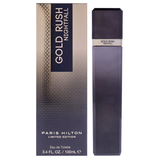 Gold Rush Nightfall - Limited Edition by Paris Hilton for Men - 3.4 oz EDT Spray