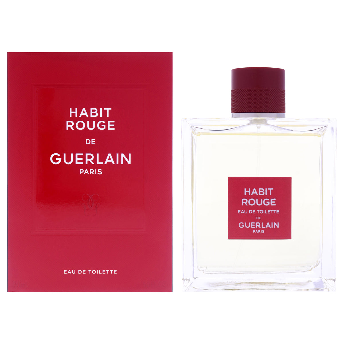 Habit Rouge by Guerlain for Men - 5 oz EDT Spray