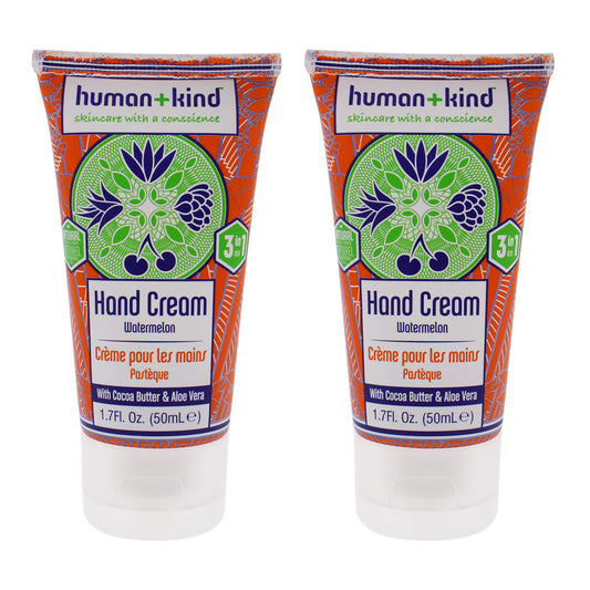 Hand-Elbow-Feet Cream - Watermelon - Pack of 2 by Human+Kind for Unisex - 1.7 oz Cream