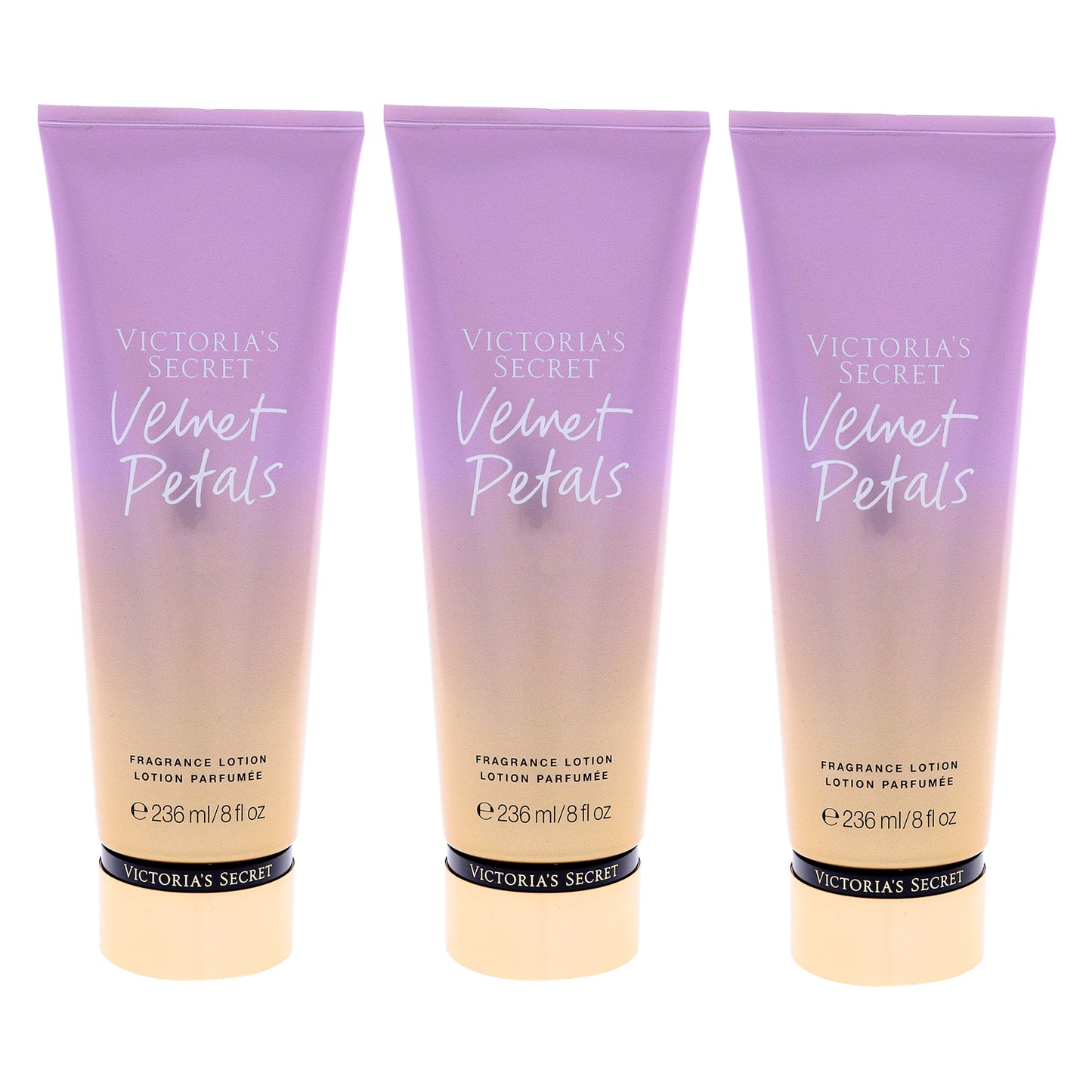 Velvet Petals Fragrance Lotion - Pack of 3 8 oz Body Lotion