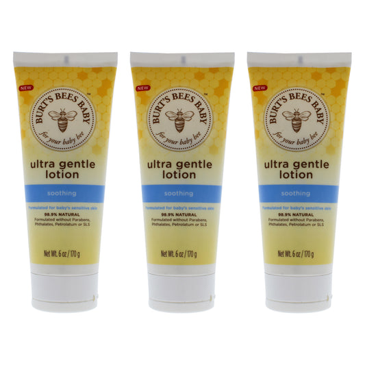Baby Ultra Gentle Lotion - Pack of 3 6 oz Body Lotion