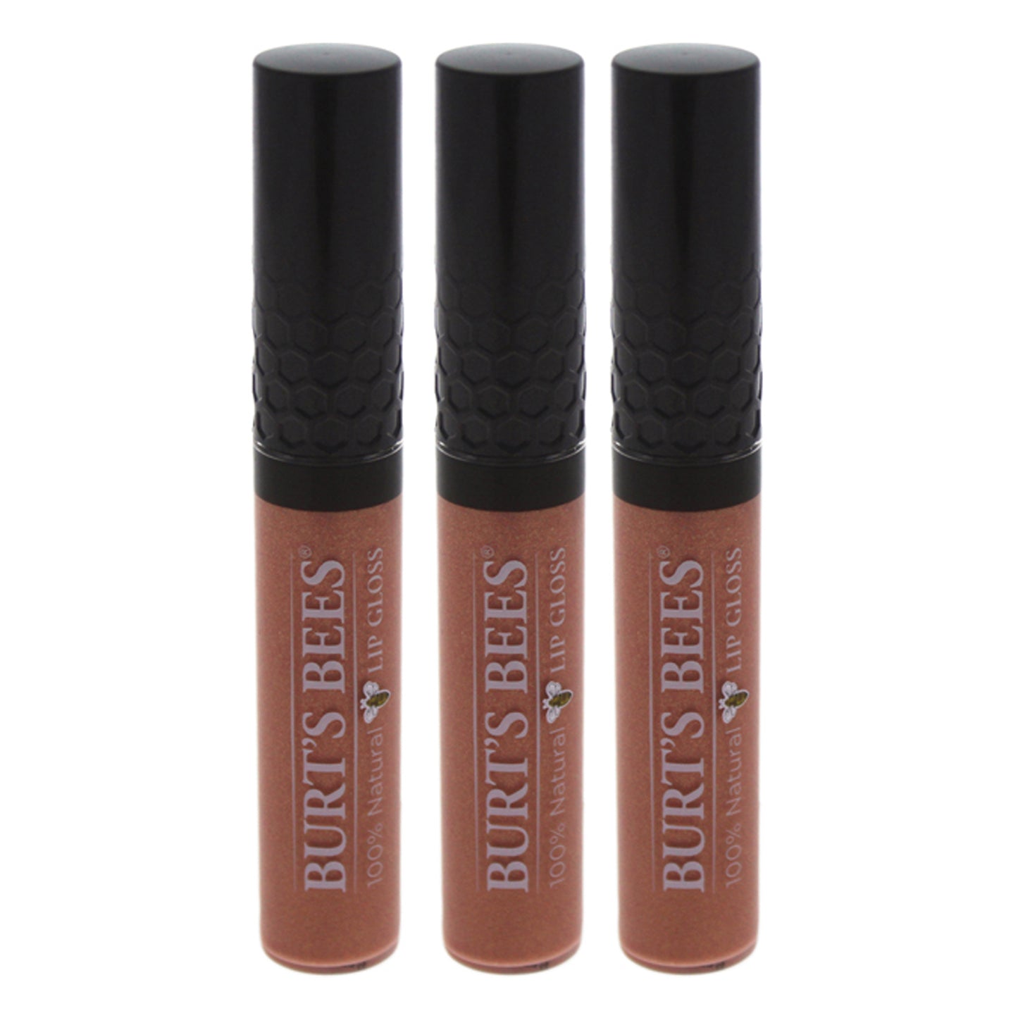 Burts Bees Lip Gloss - 203 Autumn Haze by Burts Bees for Women - 0.2 oz Lip Gloss - Pack of 3