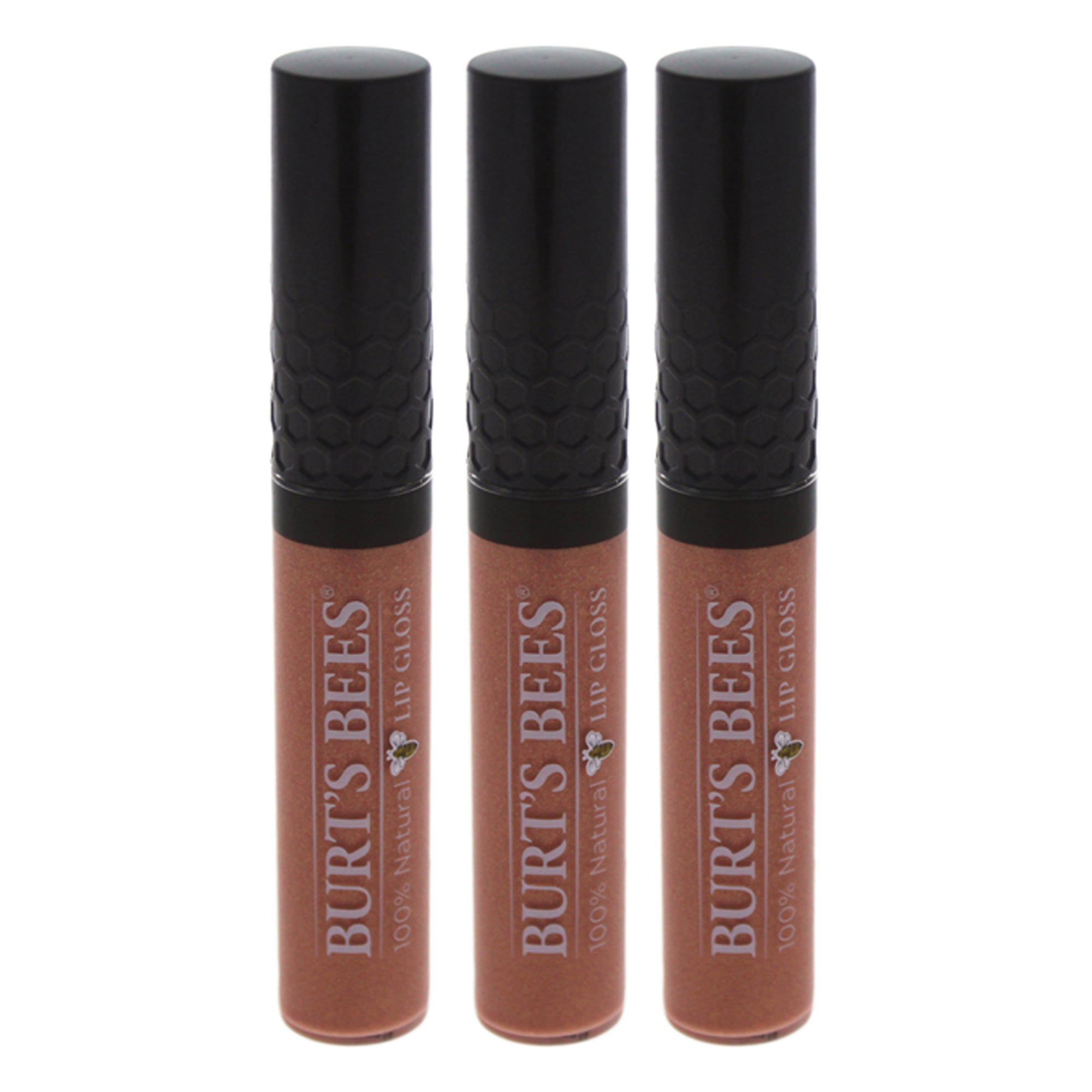 Burts Bees Lip Gloss - 203 Autumn Haze by Burts Bees for Women - 0.2 oz Lip Gloss - Pack of 3