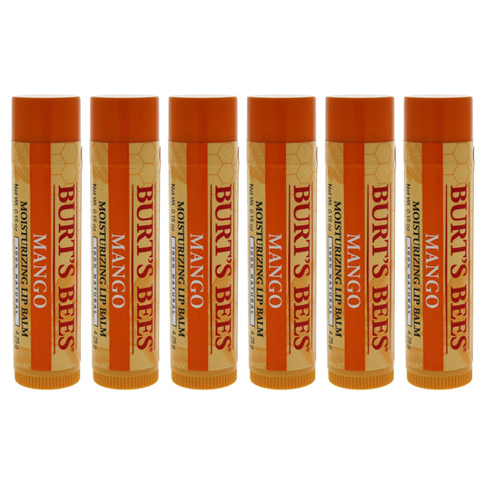 Mango Moisturizing Lip Balm - Pack of 6 0.15 oz Lip Balm