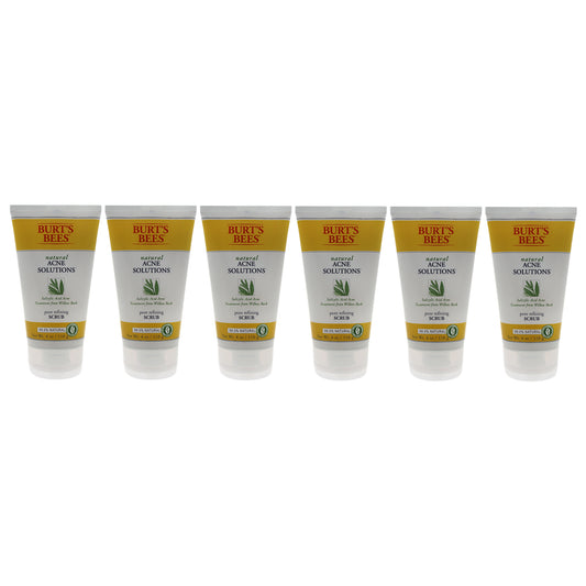 Natural Acne Solutions Pore Refining Scrub - Pack of 6 4 oz Scrub