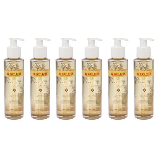 Cleansing Oil with Coconut and Argan by Burts Bees for Unisex - 6 oz Cleanser - Pack of 6