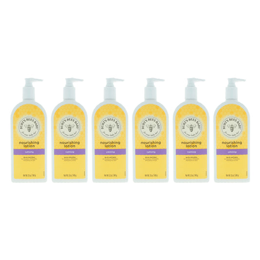 Baby Nourishing Lotion Calming by Burts Bees for Kids - 12 oz Lotion - Pack of 6