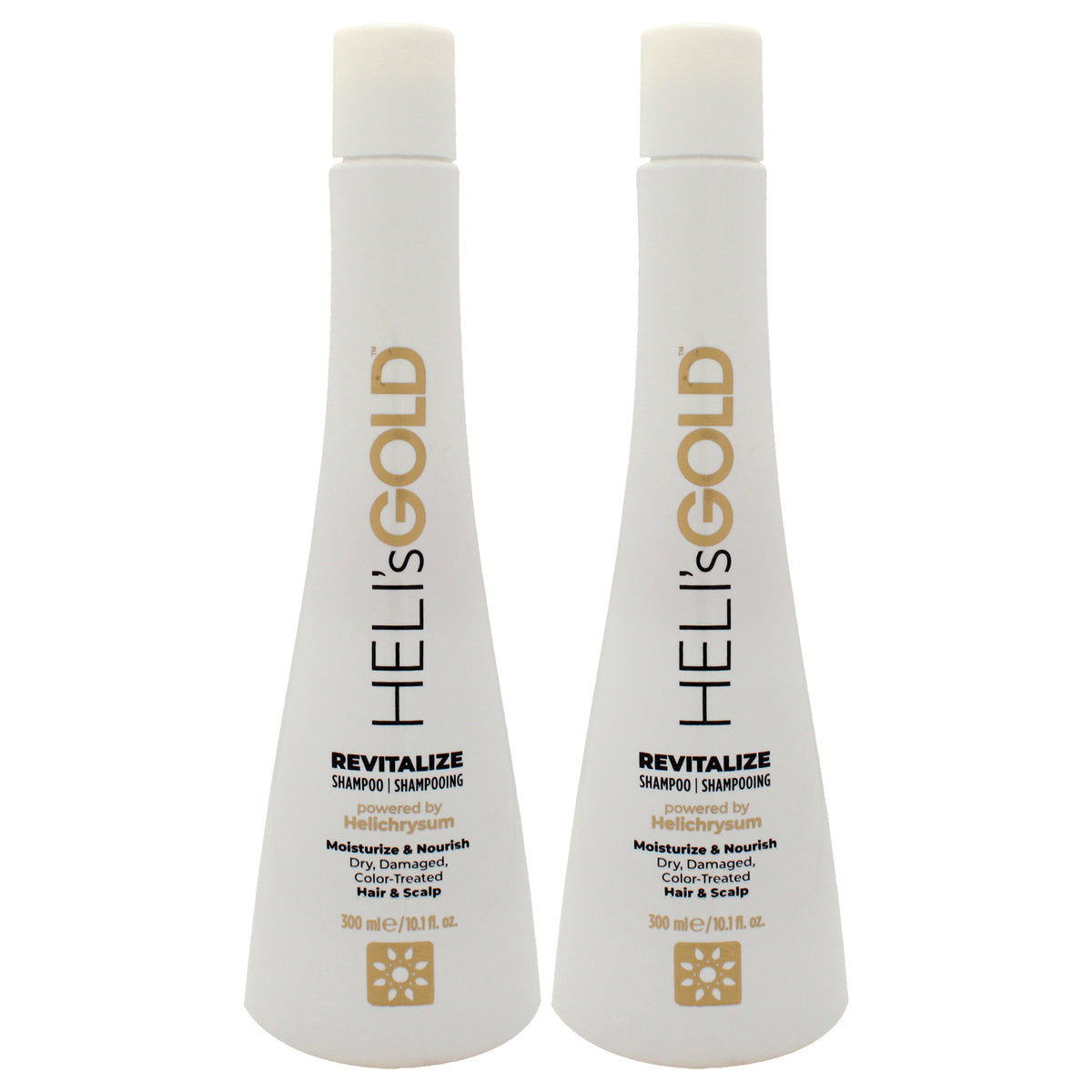 Revitalize Shampoo by Helis Gold for Unisex - 10.1 oz Shampoo - Pack of 2