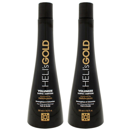 Volumize Shampoo by Helis Gold for Unisex - 10.1 oz Shampoo - Pack of 2