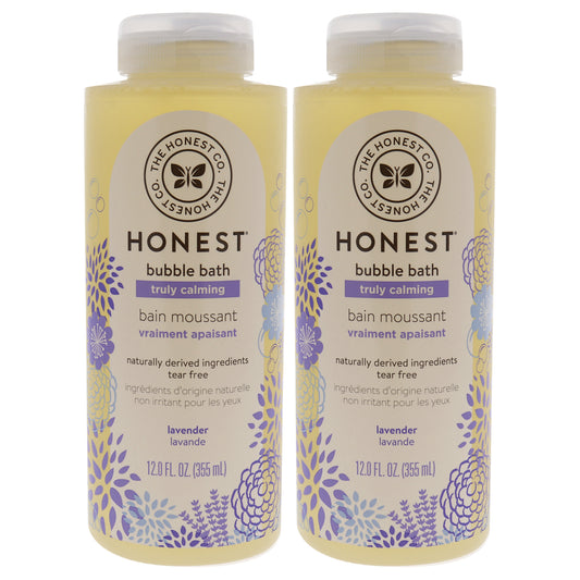 Bubble Bath Truly Calming - Lavender by Honest for Kids - 12 oz Bubble Bath - Pack of 2
