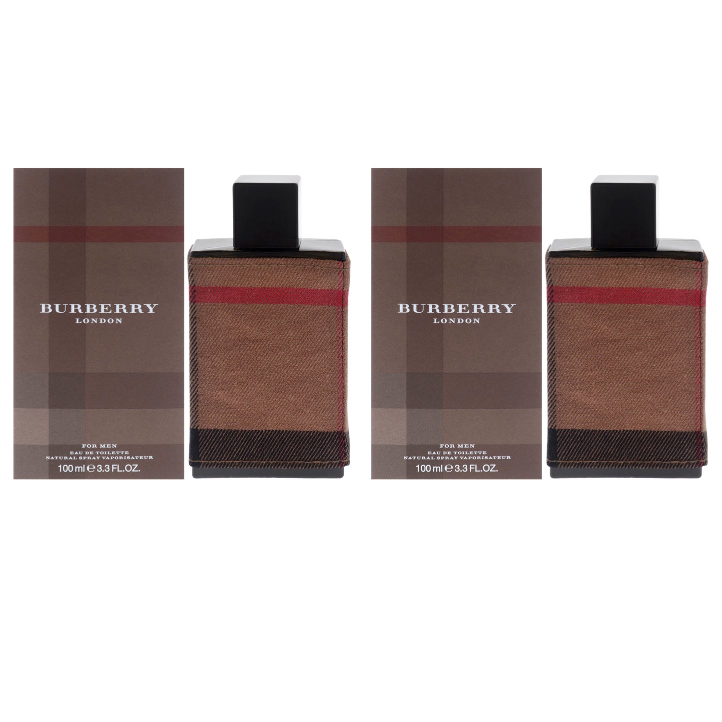 Burberry London by Burberry for Men - 3.3 oz EDT Spray - Pack of 2