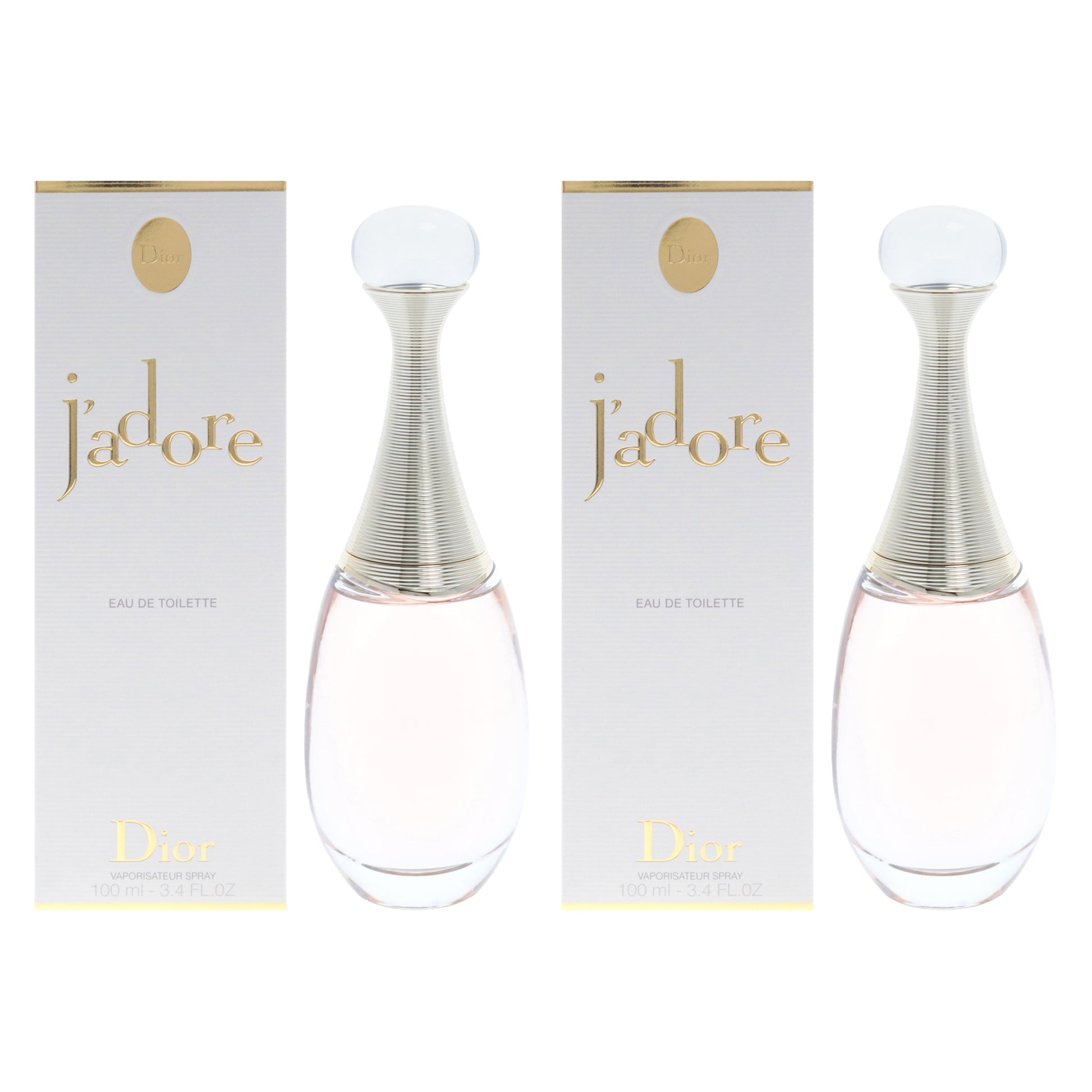 Jadore by Christian Dior for Women - 3.4 oz EDT Spray - Pack of 2