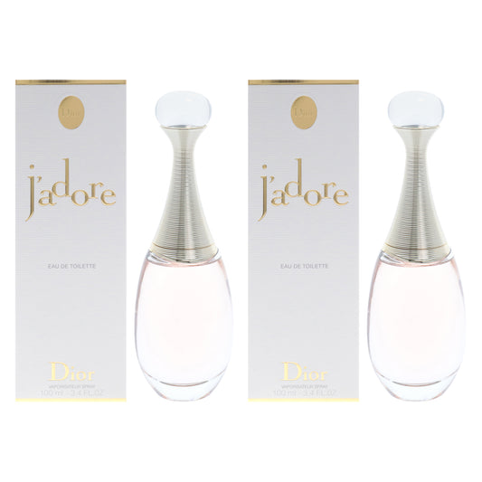 Jadore by Christian Dior for Women - 3.4 oz EDT Spray - Pack of 2