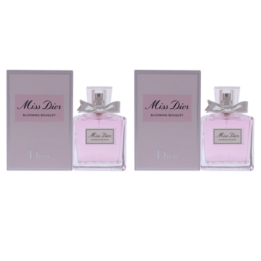 Miss Dior Blooming Bouquet by Christian Dior for Women - 3.4 oz EDT Spray - Pack of 2