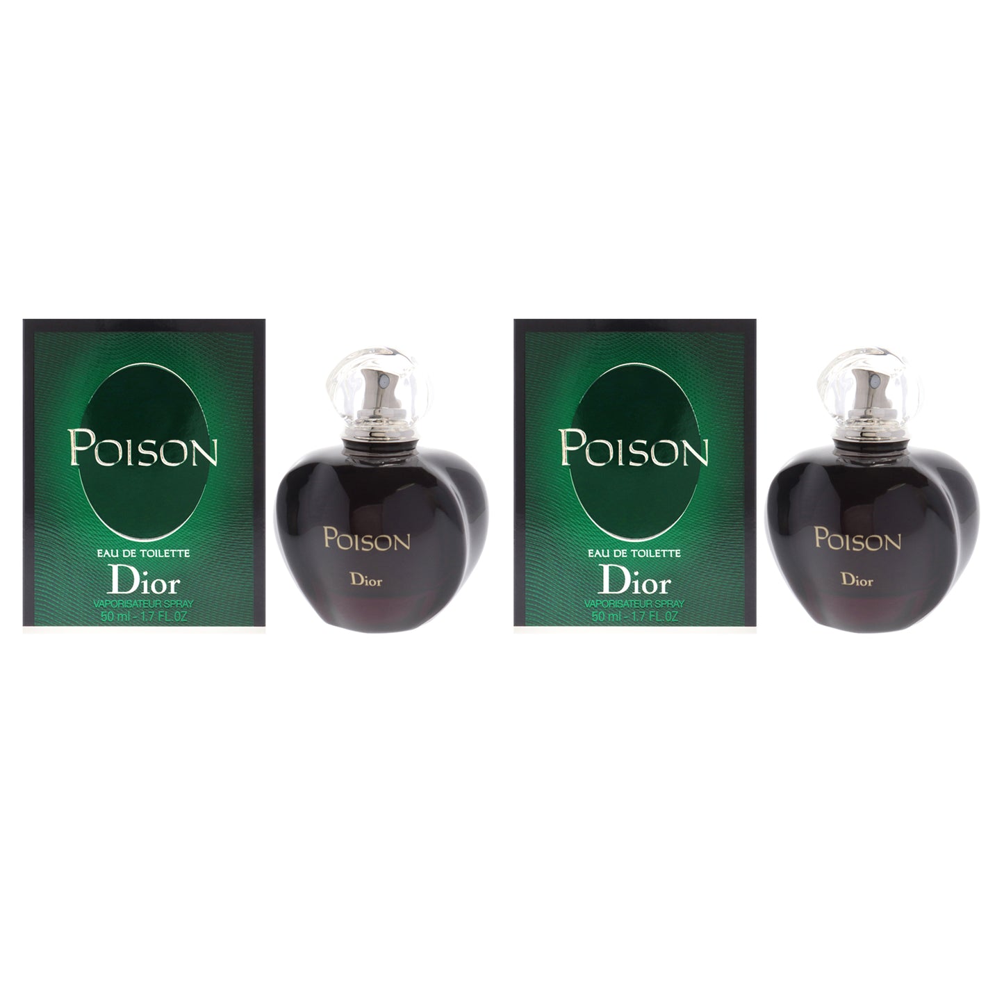 Poison - Pack of 2 1.7 oz EDT Spray