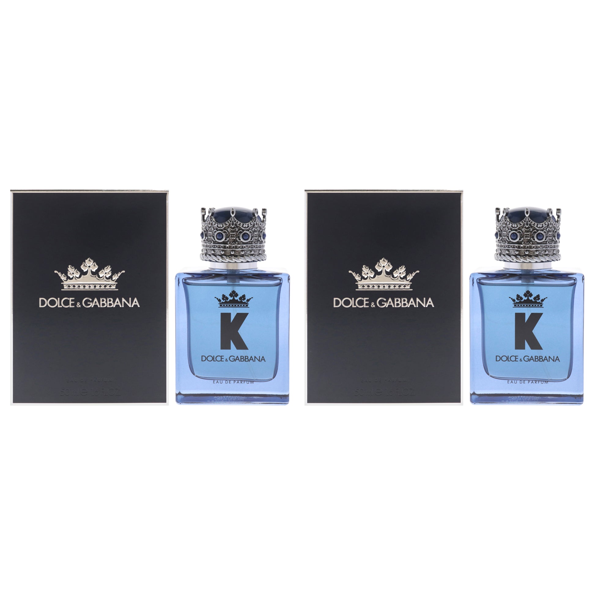 K by Dolce and Gabbana for Men - 1.6 oz EDP Spray - Pack of 2