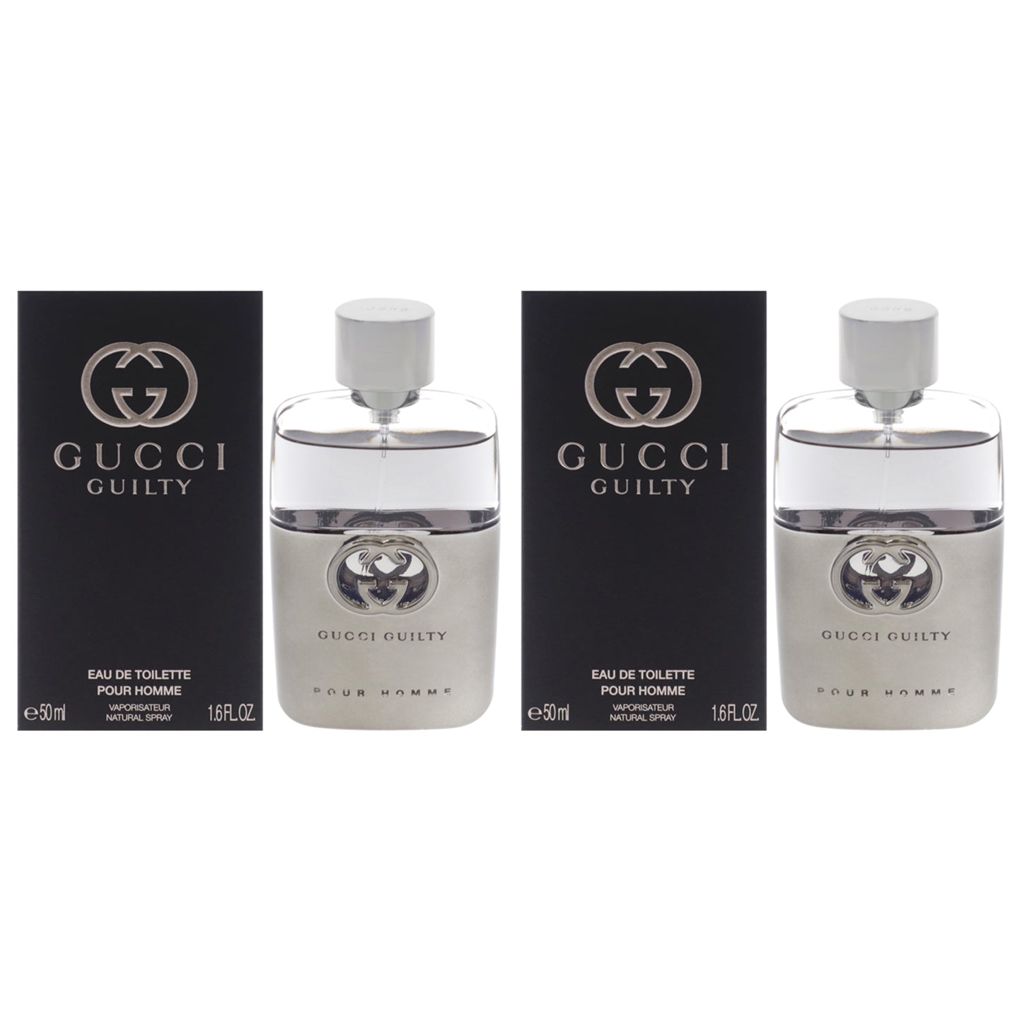 Gucci Guilty - Pack of 2 1.6 oz EDT Spray
