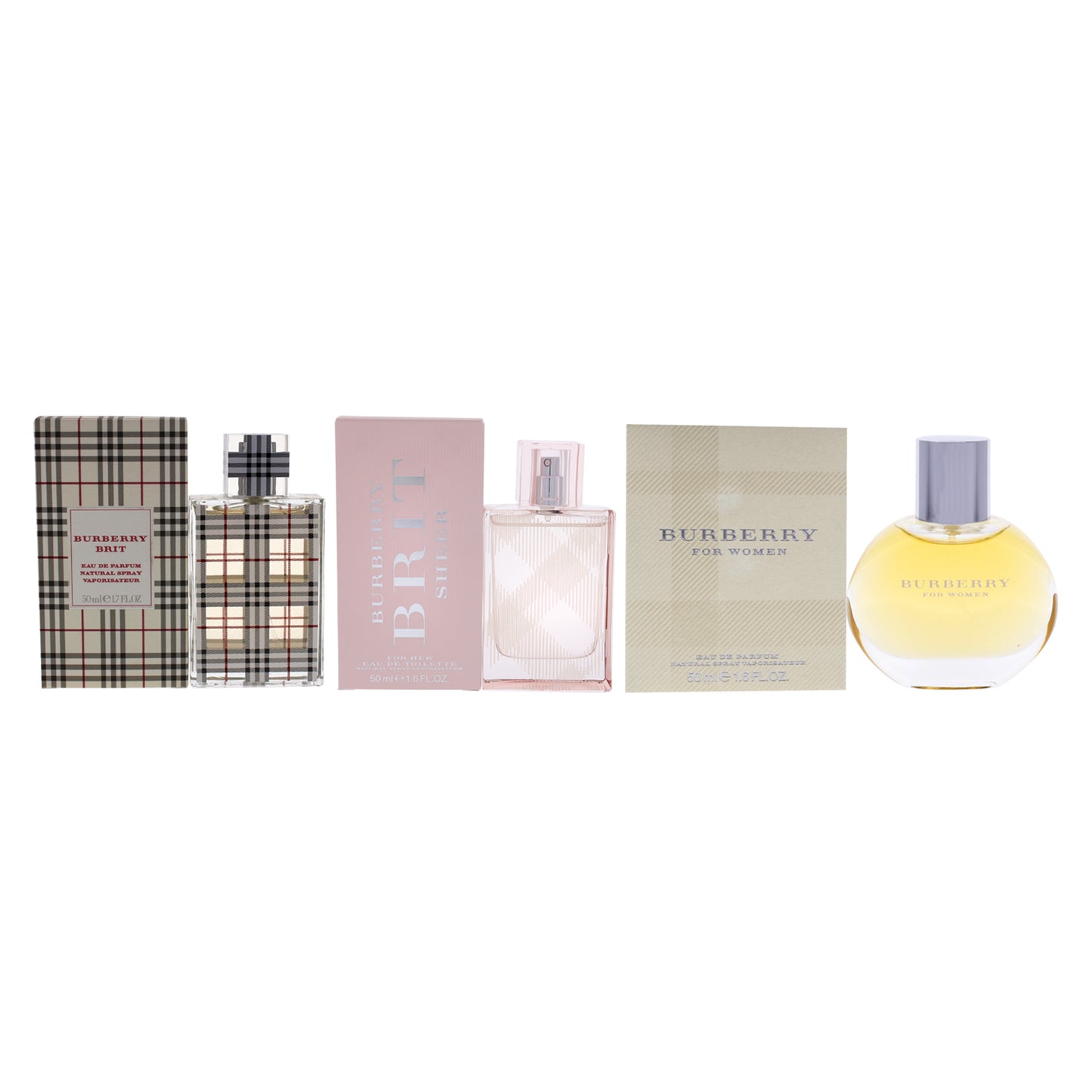 Burberry Fragrance Kit 3 Pc Kit 1.7oz Burberry EDP Spray