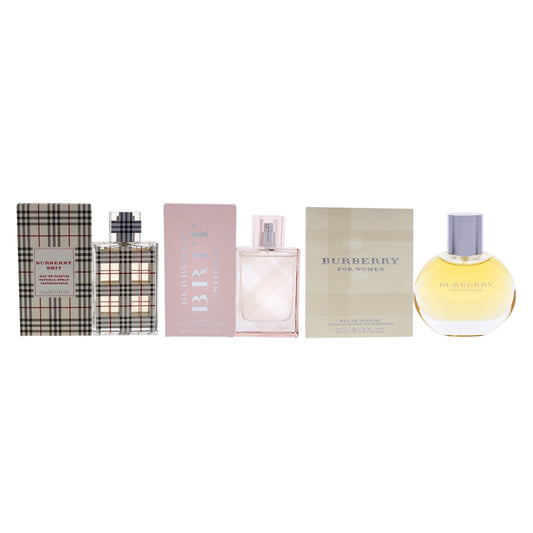 Burberry Fragrance Kit 3 Pc Kit 1.7oz Burberry EDP Spray