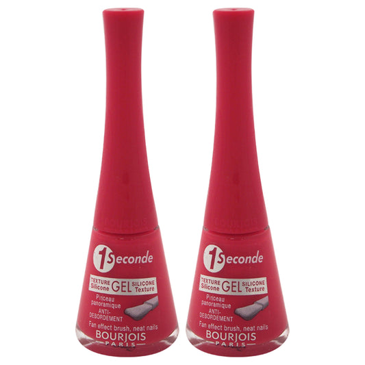 1 Seconde - 07 Fuchsia Bucolique by Bourjois for Women - 0.3 oz Nail Polish - Pack of 2