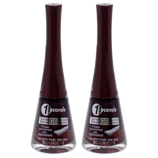 1 Seconde - 34 Violine Hypnotique by Bourjois for Women - 0.3 oz Nail Polish - Pack of 2