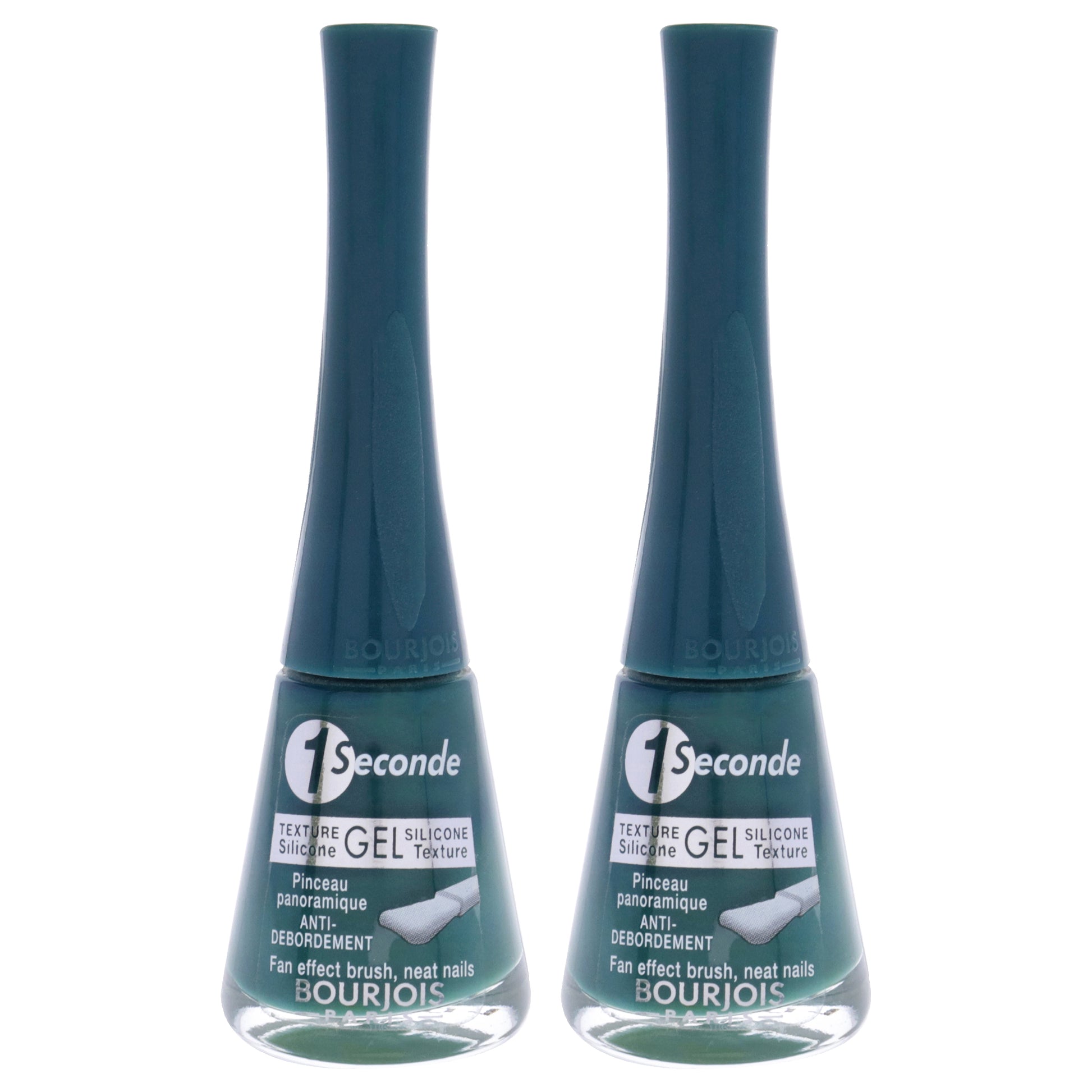 1 Seconde - 41 God Savwe The Green by Bourjois for Women - 0.3 oz Nail Polish - Pack of 2