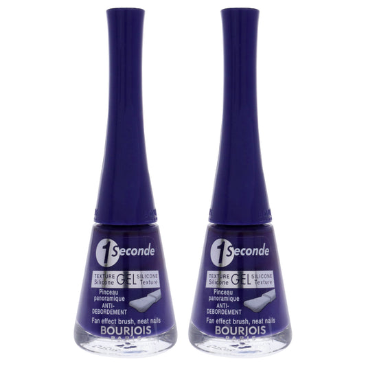 1 Seconde - 47 Indigo For It by Bourjois for Women - 0.3 oz Nail Polish - Pack of 2