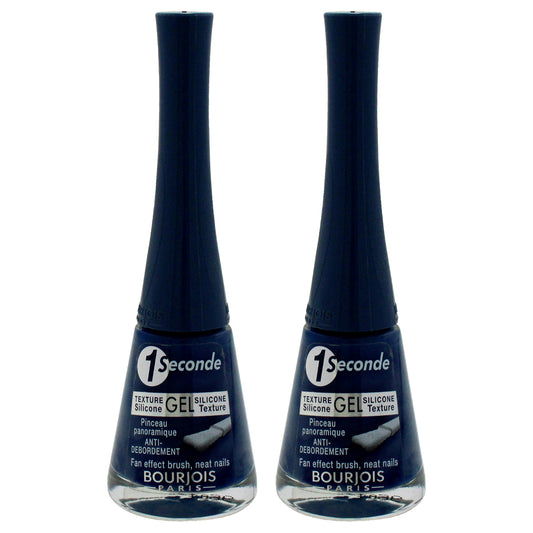 1 Seconde - 53 Blue de Nime by Bourjois for Women - 0.3 oz Nail Polish - Pack of 2