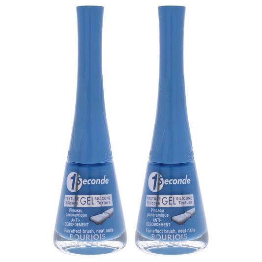 1 Seconde - 54 Blue-Tiful by Bourjois for Women - 0.3 oz Nail Polish - Pack of 2