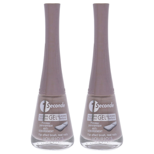 1 Seconde - 55 A-Greigee by Bourjois for Women - 0.3 oz Nail Polish - Pack of 2