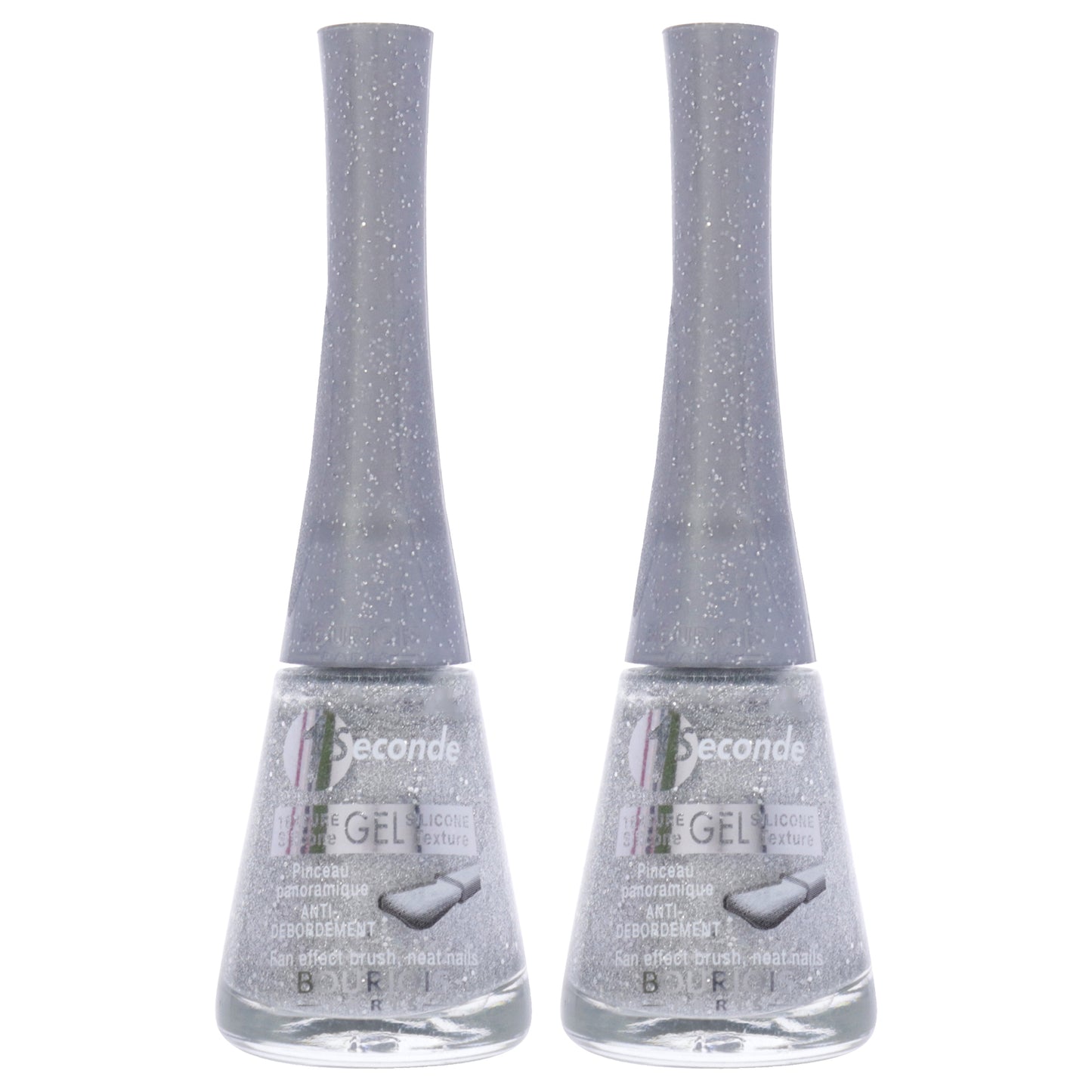 1 Seconde - 39 Its Raining Stars by Bourjois for Women - 0.3 oz Nail Polish - Pack of 2