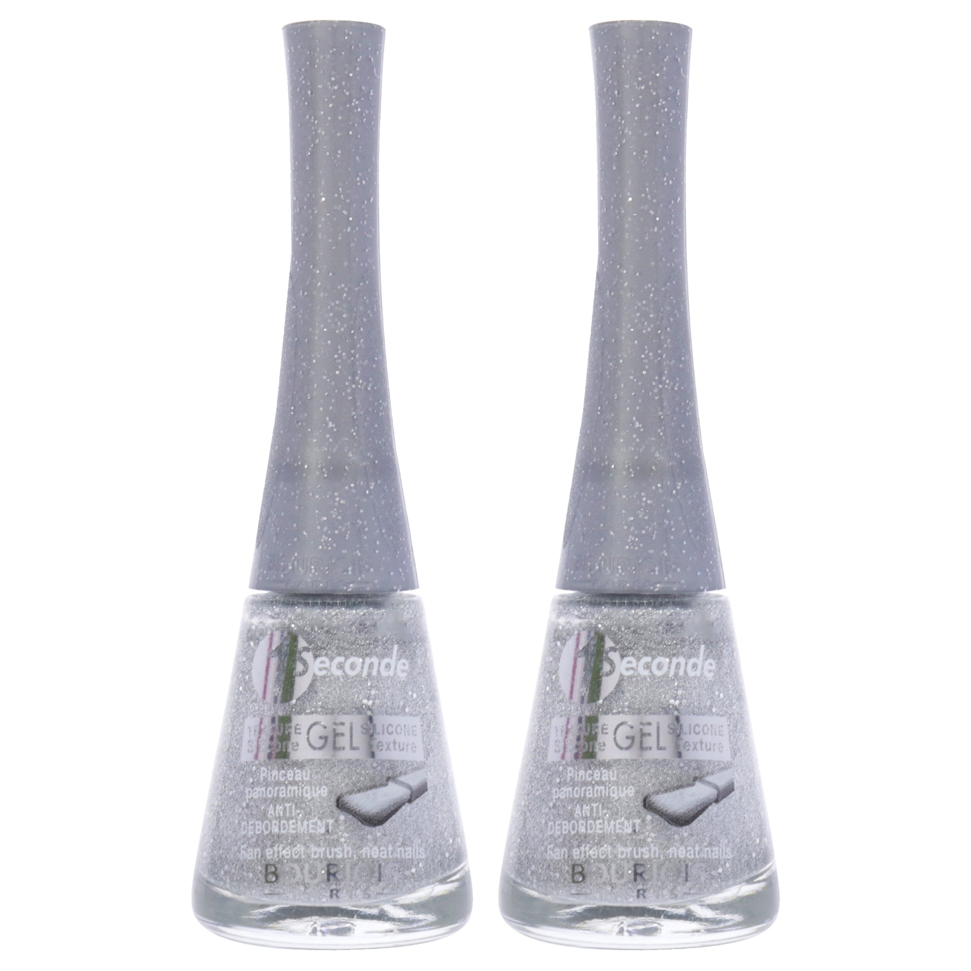 1 Seconde - 39 Its Raining Stars by Bourjois for Women - 0.3 oz Nail Polish - Pack of 2