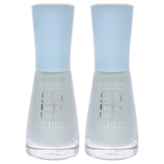So Laque Glossy - 09 Ciel Mon Vernis by Bourjois for Women - 0.3 oz Nail Polish - Pack of 2