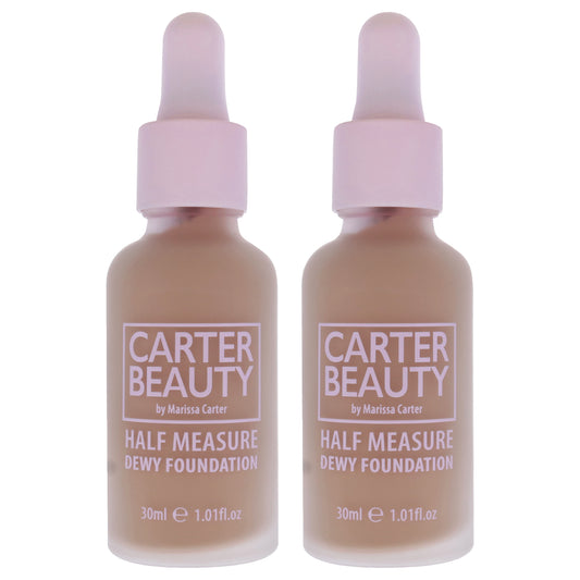 Half Measure Dewy Foundation - Caramel Chew - Pack of 2 1.01 oz Foundation