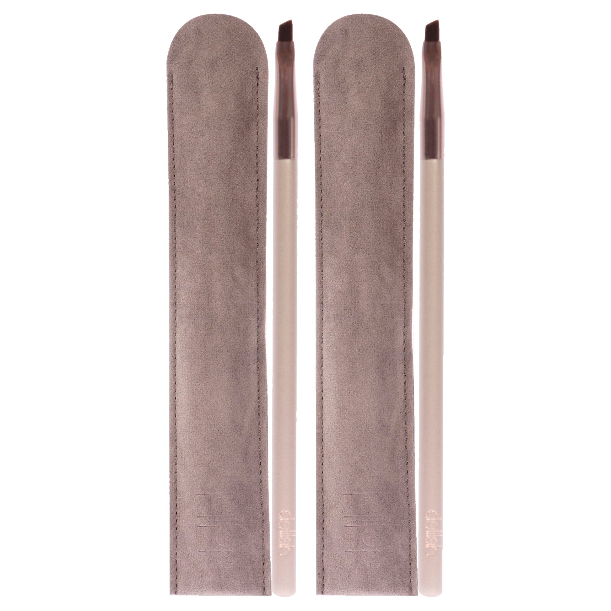 Angled Liner Brush by Delilah for Women - 1 Pc Brush - Pack of 2