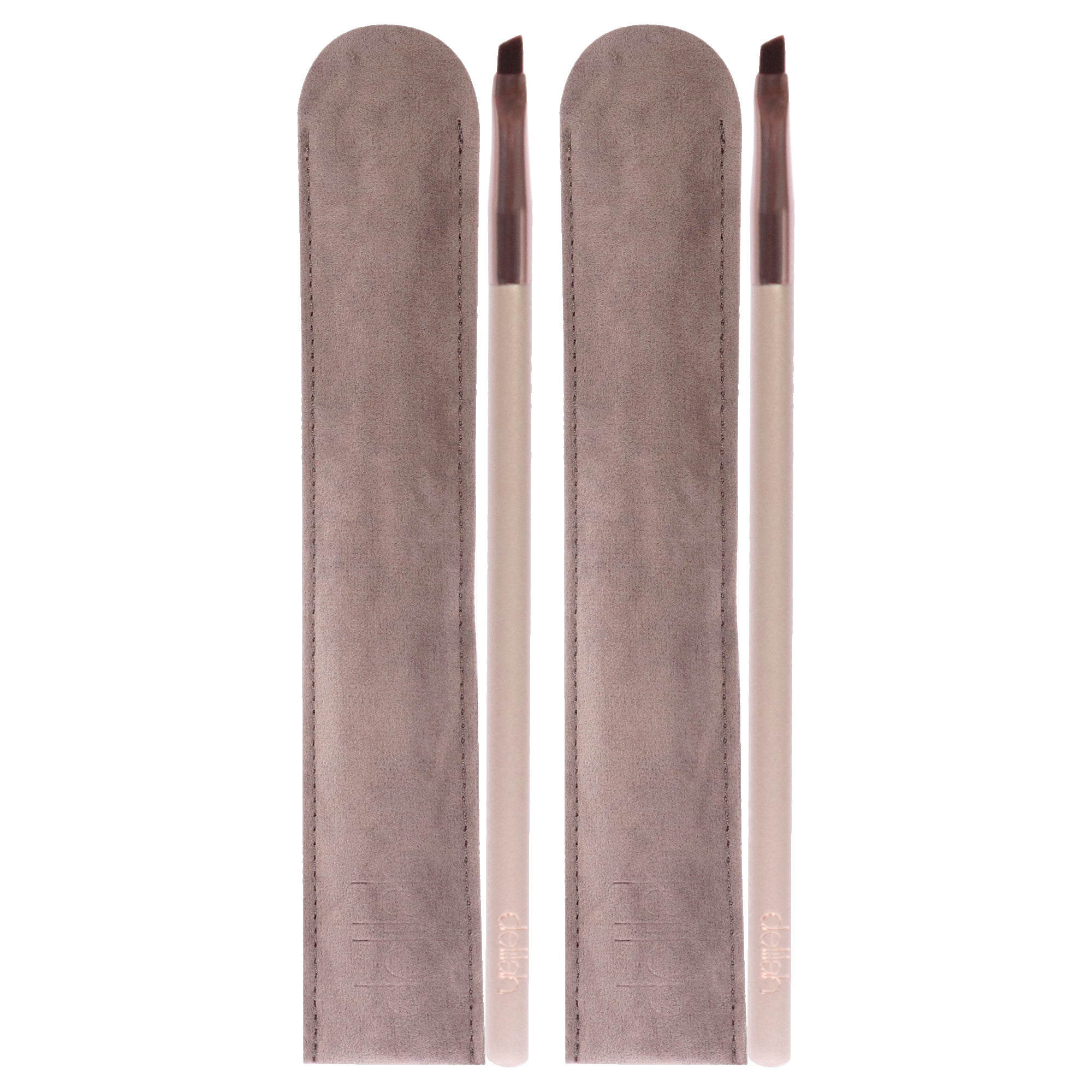 Angled Liner Brush by Delilah for Women - 1 Pc Brush - Pack of 2