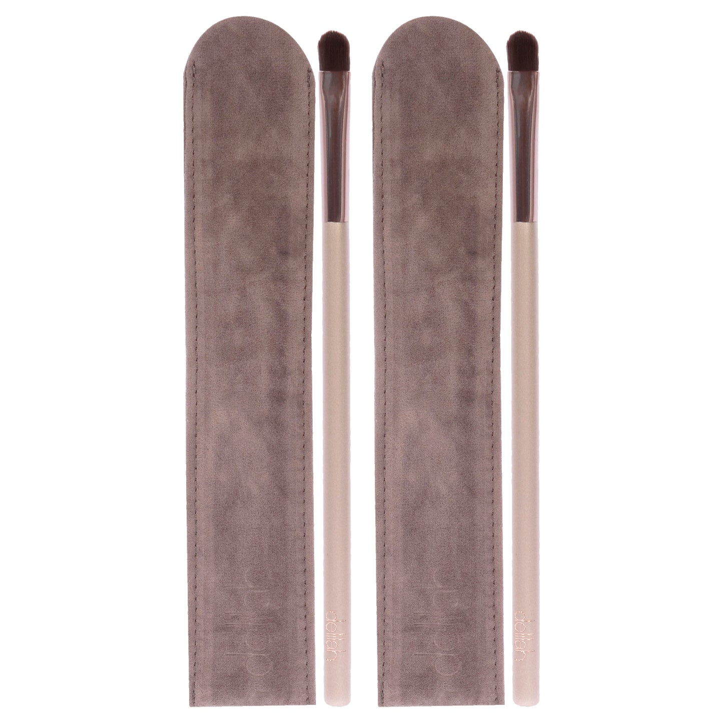 Eye Definer Brush - BR06 by Delilah for Women - 1 Pc Brush - Pack of 2
