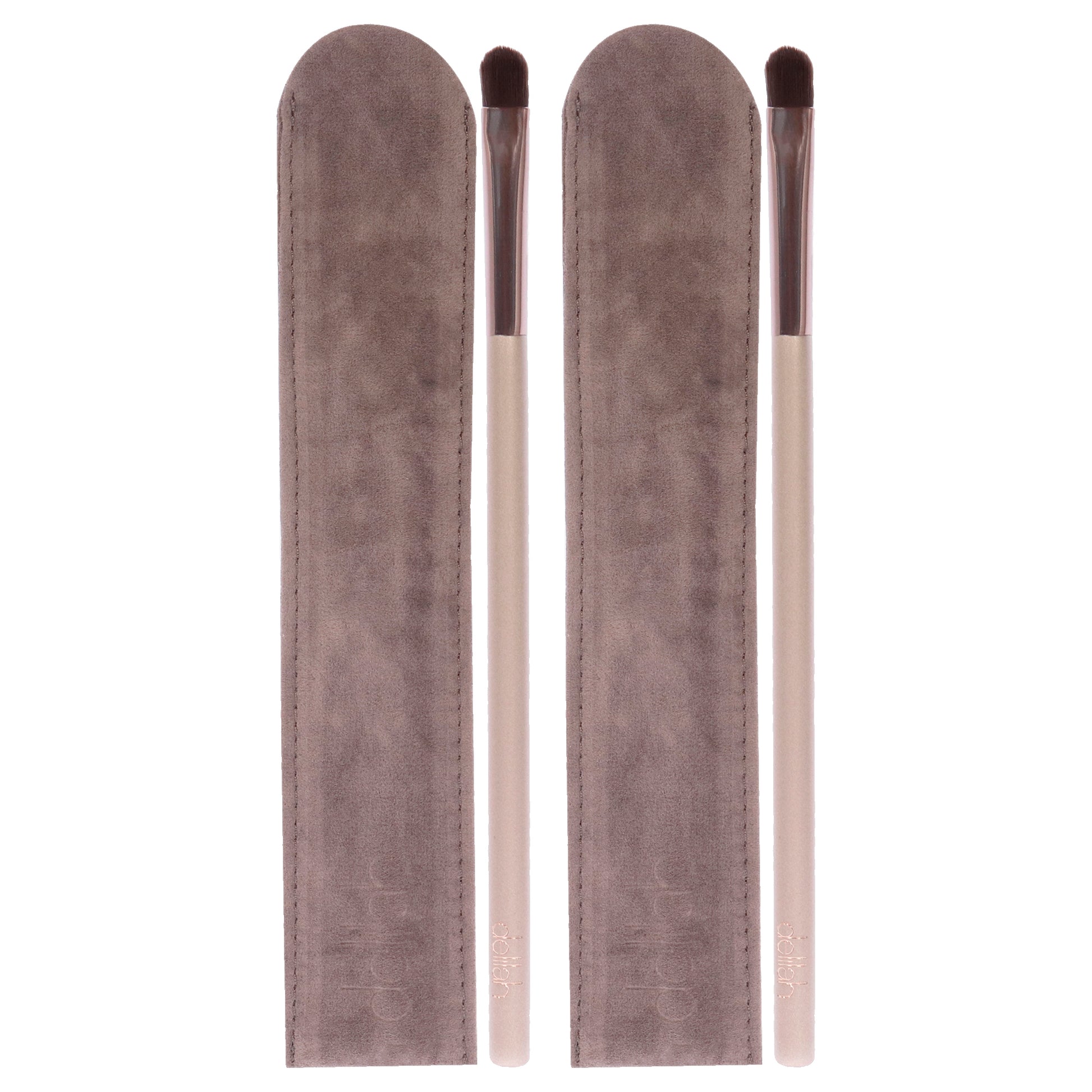Eye Definer Brush - BR06 by Delilah for Women - 1 Pc Brush - Pack of 2