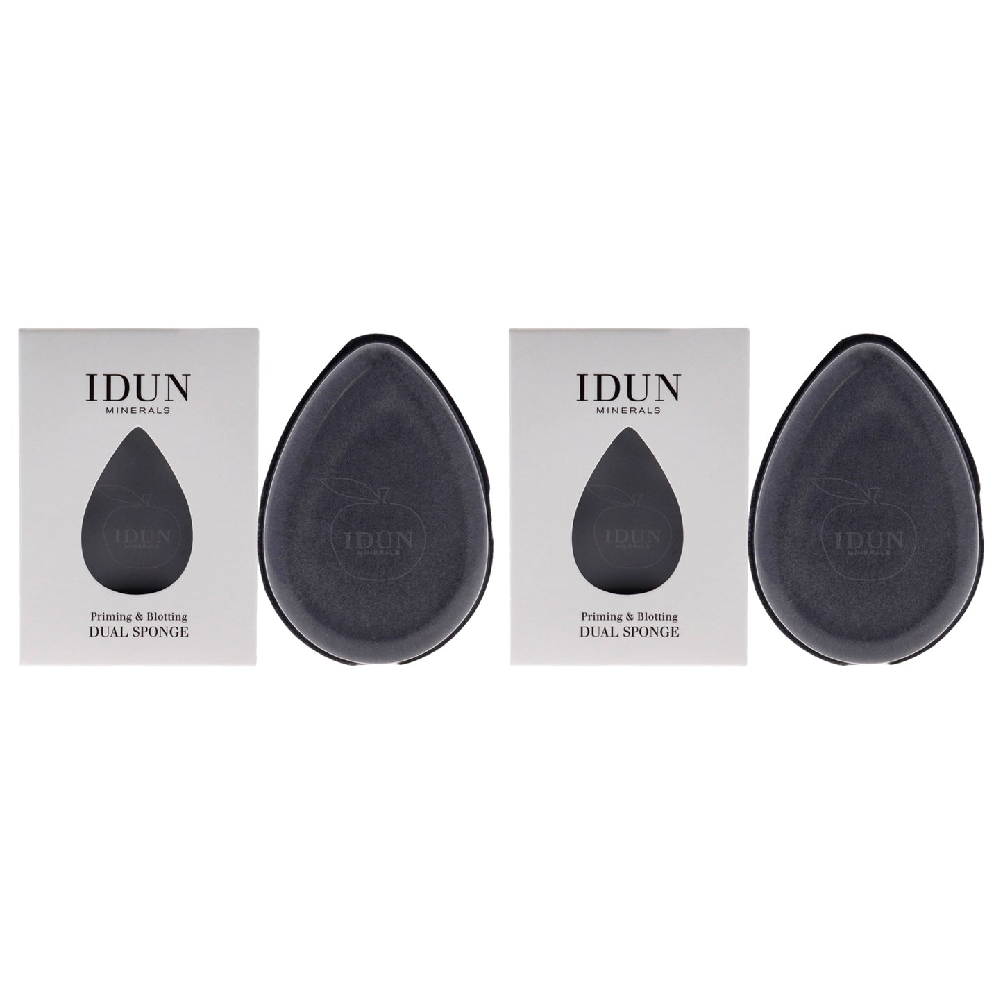 Primer and Blotting Dual Sponge - 049 by Idun Minerals for Women - 1 Pc Sponge - Pack of 2