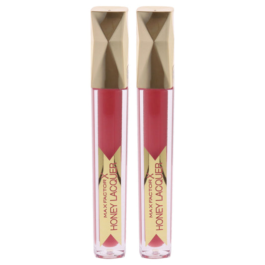 Color Elixir Honey Lip Lacquer - 20 Indulgent Coral by Max Factor for Women - 0.12 oz Lipstick - Pack of 2