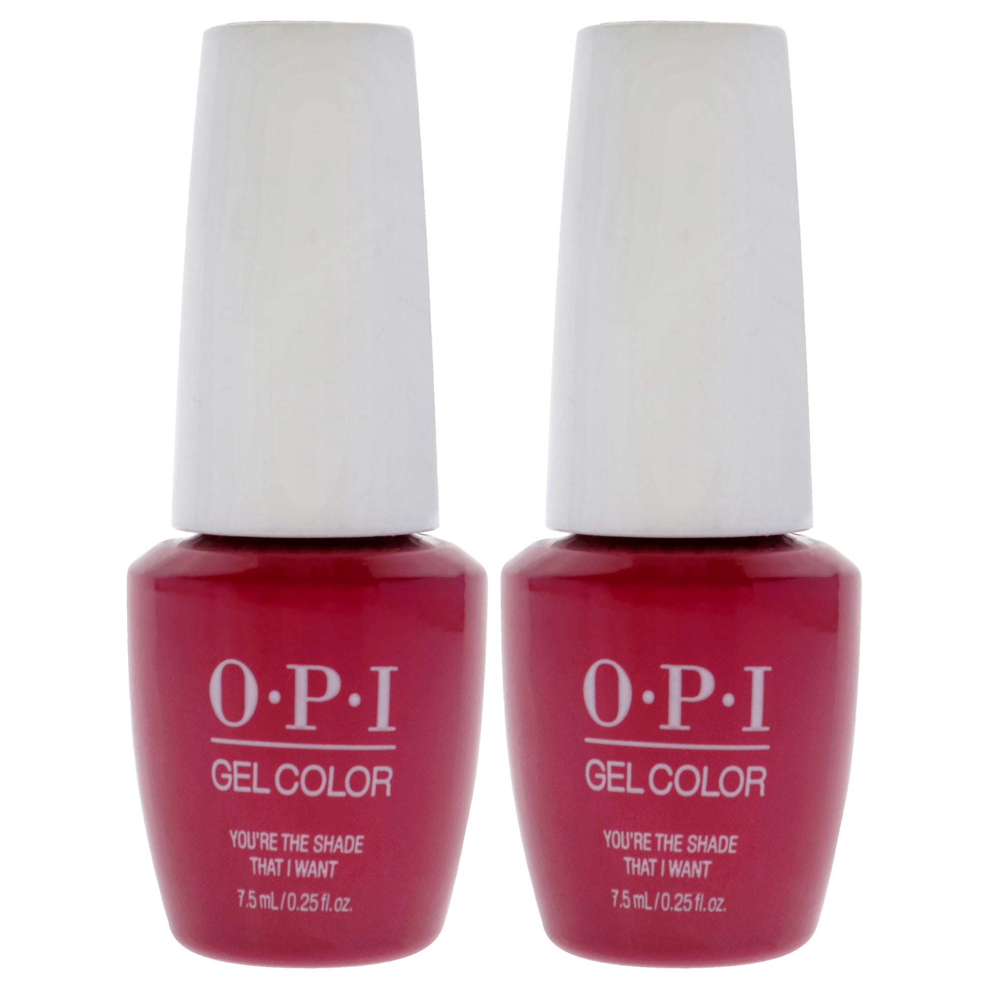 GelColor Gel Lacquer - G50B Youre the Shade That I Want by OPI for Women - 0.25 oz Nail Polish - Pack of 2