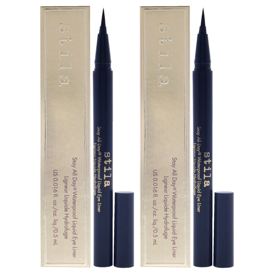 Stay All Day Waterproof Liquid Eye Liner - Midnight - Pack of 2 0.016 oz Eyeliner