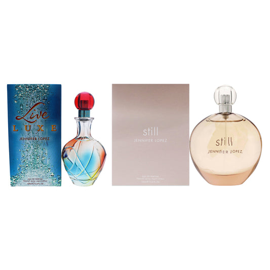 Live Luxe and Still Kit by Jennifer Lopez for Women - 2 Pc Kit 2 x 3.4 oz EDP Spray