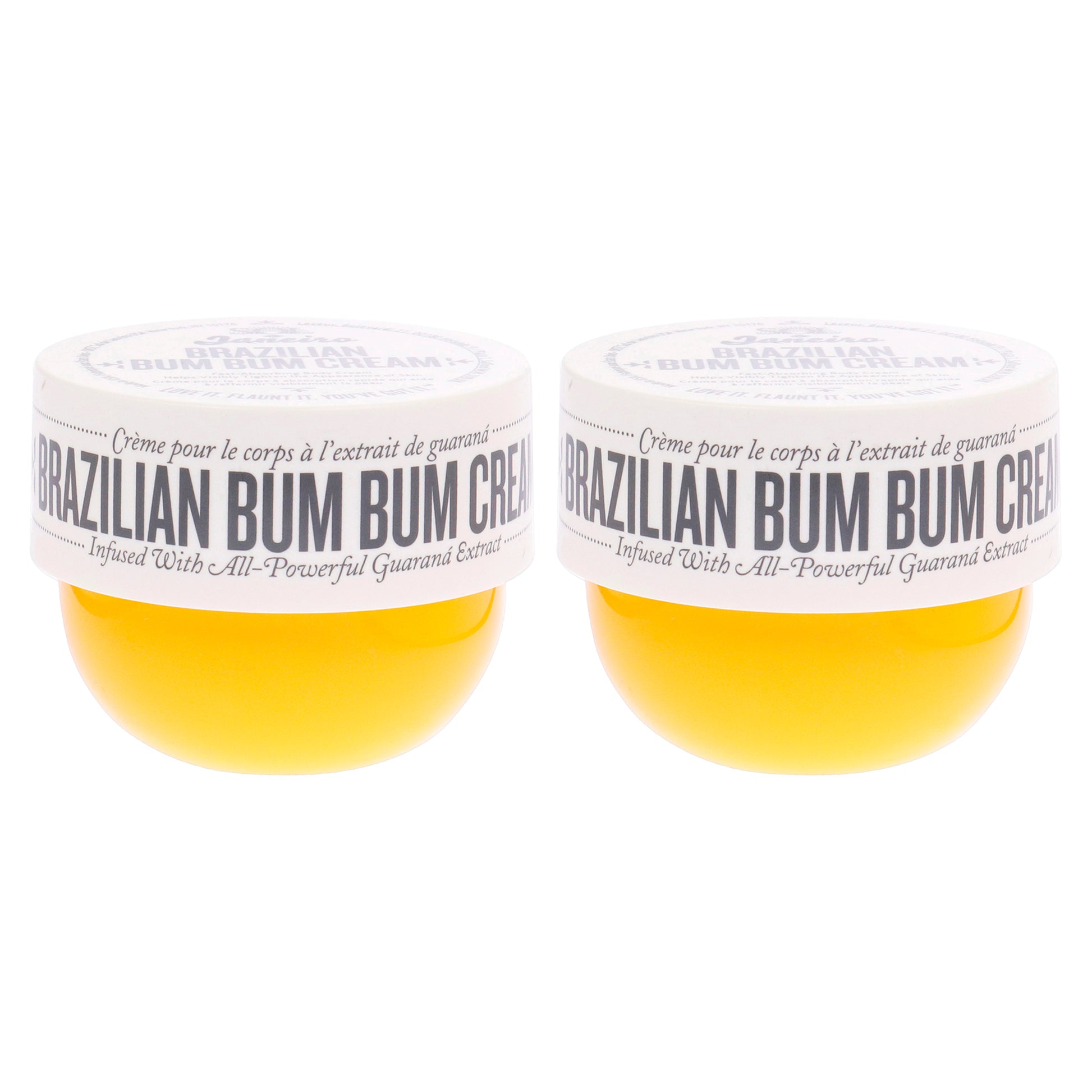 Brazilian Bum Bum Cream by Sol de Janeiro for Unisex - 2.5 oz Cream - Pack of 2